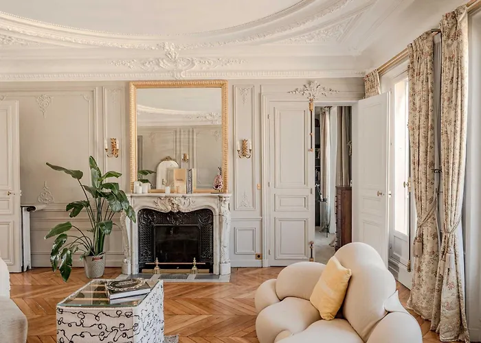 Lägenhet Luxurious 3-bedroom Lafayette Printemps Paris